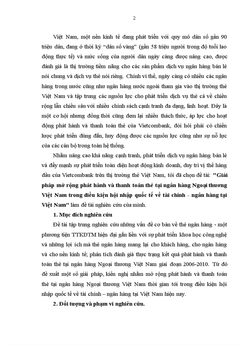 image for page Giải pháp mở rộng phát hành và thanh toán thẻ tại ngân hàng Ngoại thương Việt Nam trong điều kiện hội nhập quốc tế về tài chính ngân hàng tại Việt Nam