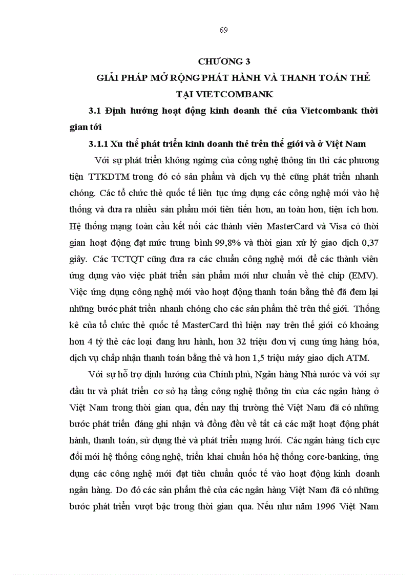 image for page Giải pháp mở rộng phát hành và thanh toán thẻ tại ngân hàng Ngoại thương Việt Nam trong điều kiện hội nhập quốc tế về tài chính ngân hàng tại Việt Nam