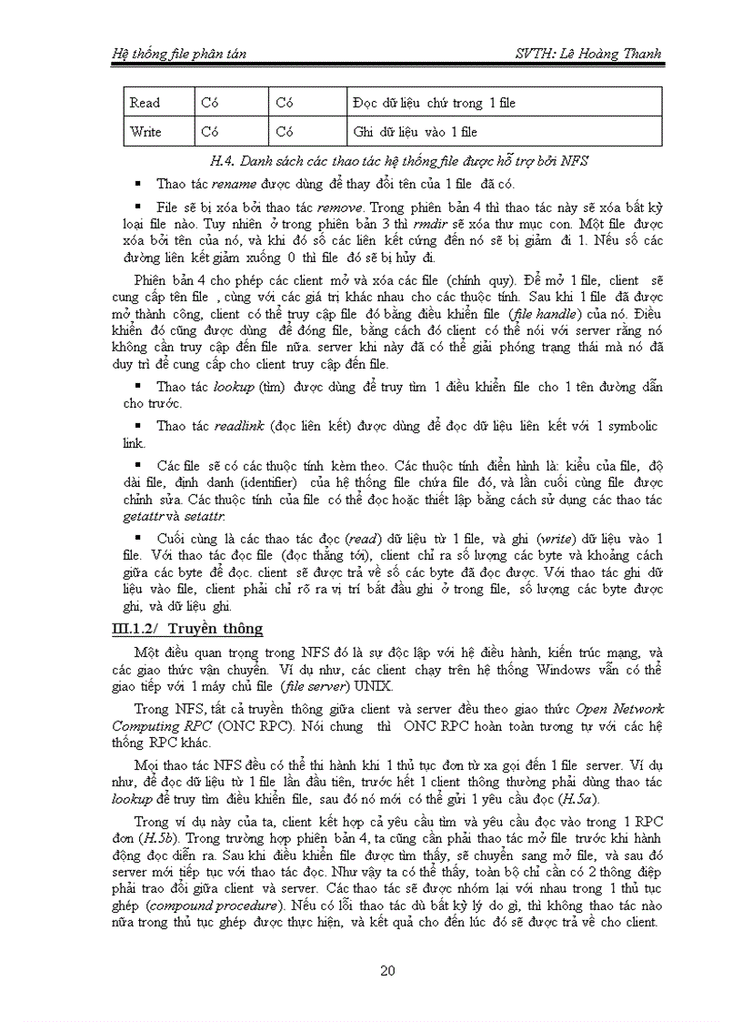 image for page Hệ thống file phân tán