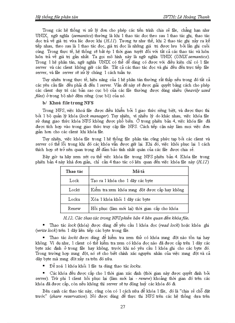 image for page Hệ thống file phân tán