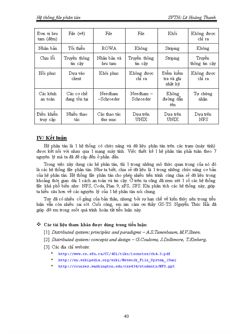 image for page Hệ thống file phân tán