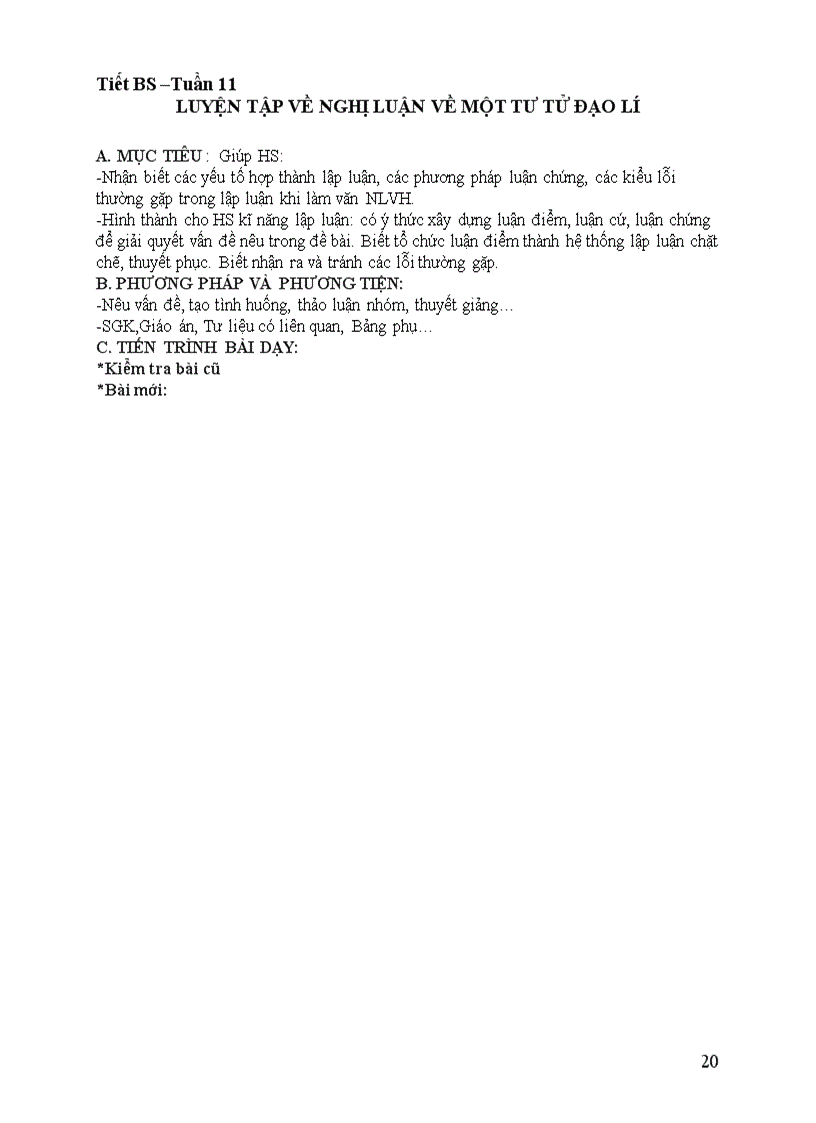 image for page Một số giáo án chương trình tự chọn lớp 12