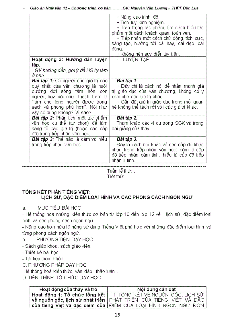 image for page Chương trình căn bản Ngữ Văn 12