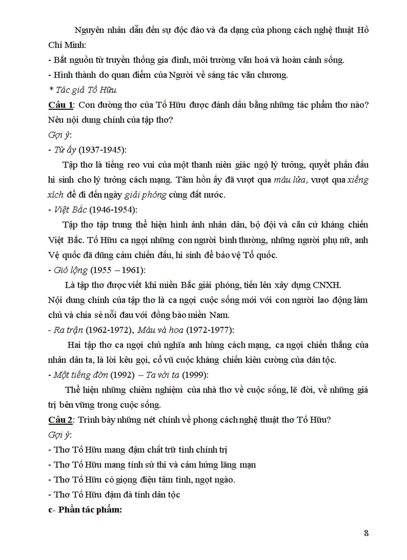 image for page Hướng dẫn ôn thi tốt nghiệp môn Văn 12