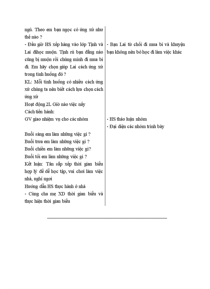 image for page Đạo đức Học tập sinh hoạt đúng giờ