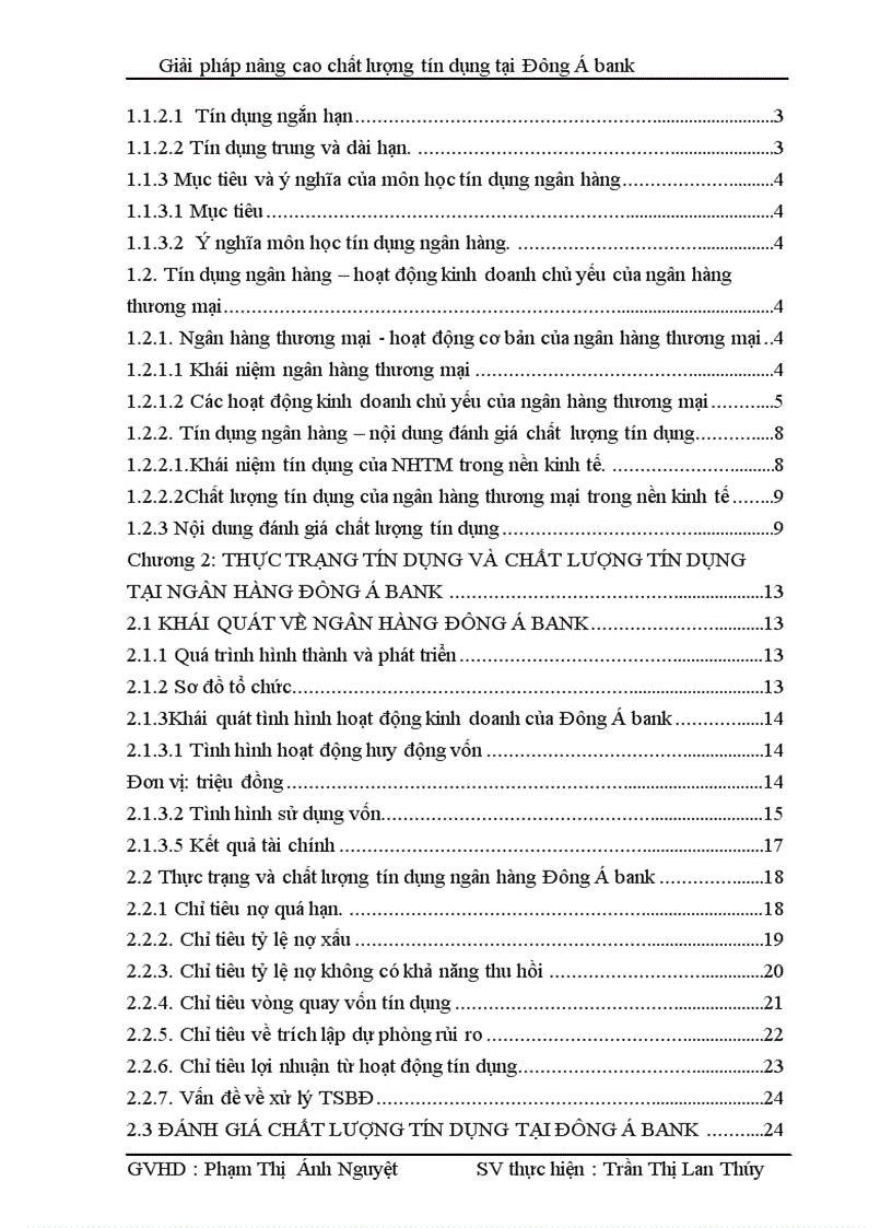 image for page Giải pháp nâng cao chất lượng tín dụng tại ngân hàng Đông Á bank