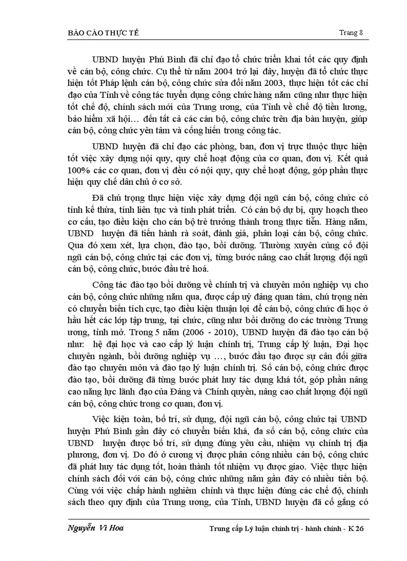 image for page Xây dựng đội ngũ cán bộ công chức ở huyện Phú Bình