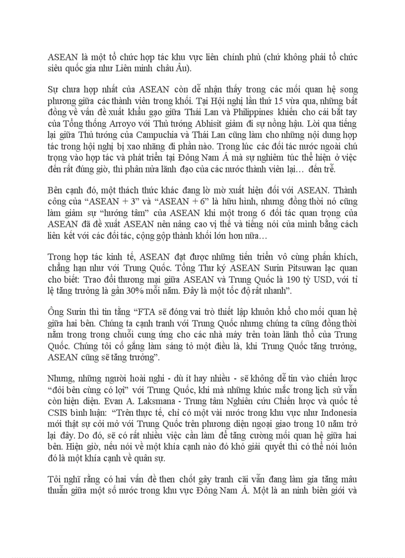 image for page Phân tích sâu sắc các vấn đề khả năng và triển vọng asean