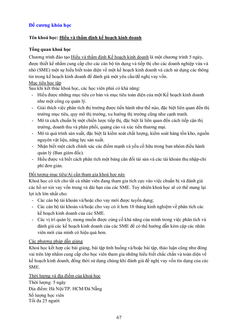 image for page Hiểu và thẩm định kế hoạch kinh doanh UABP Phần 6