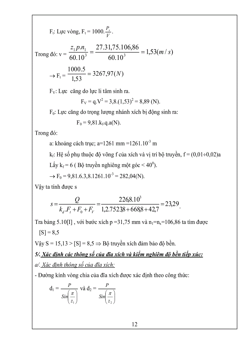 image for page Thuyết minh đồ án chi tiết máy