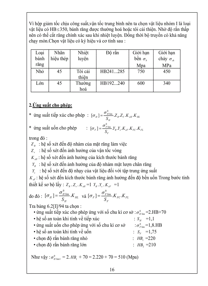 image for page Thuyết minh đồ án chi tiết máy