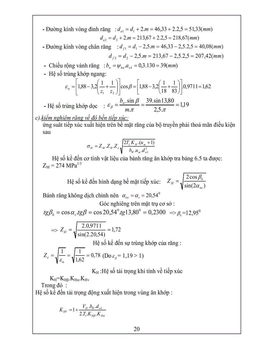 image for page Thuyết minh đồ án chi tiết máy