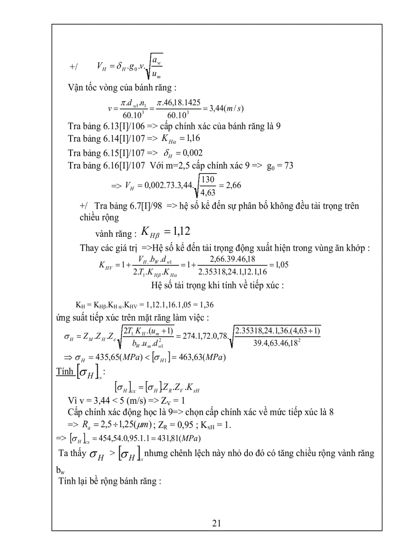 image for page Thuyết minh đồ án chi tiết máy