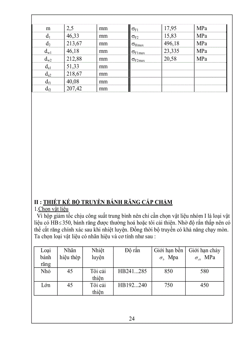 image for page Thuyết minh đồ án chi tiết máy