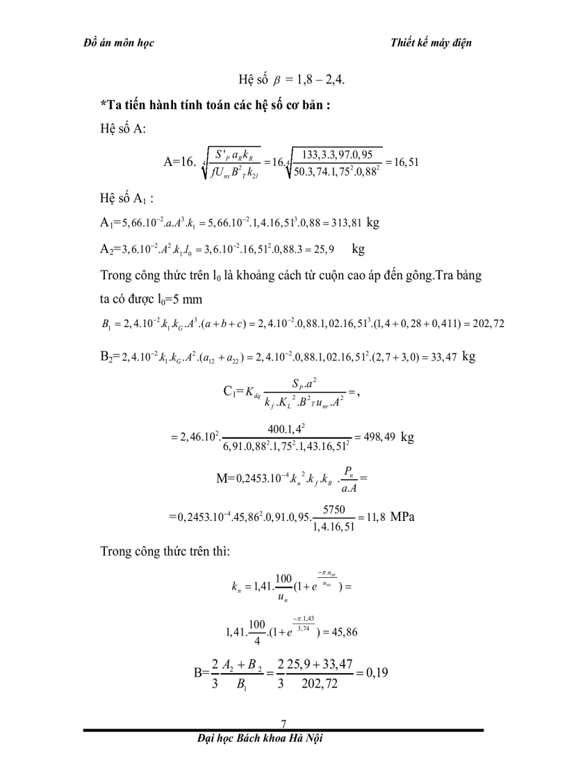 image for page Đồ án môn học Thiết kế máy điện