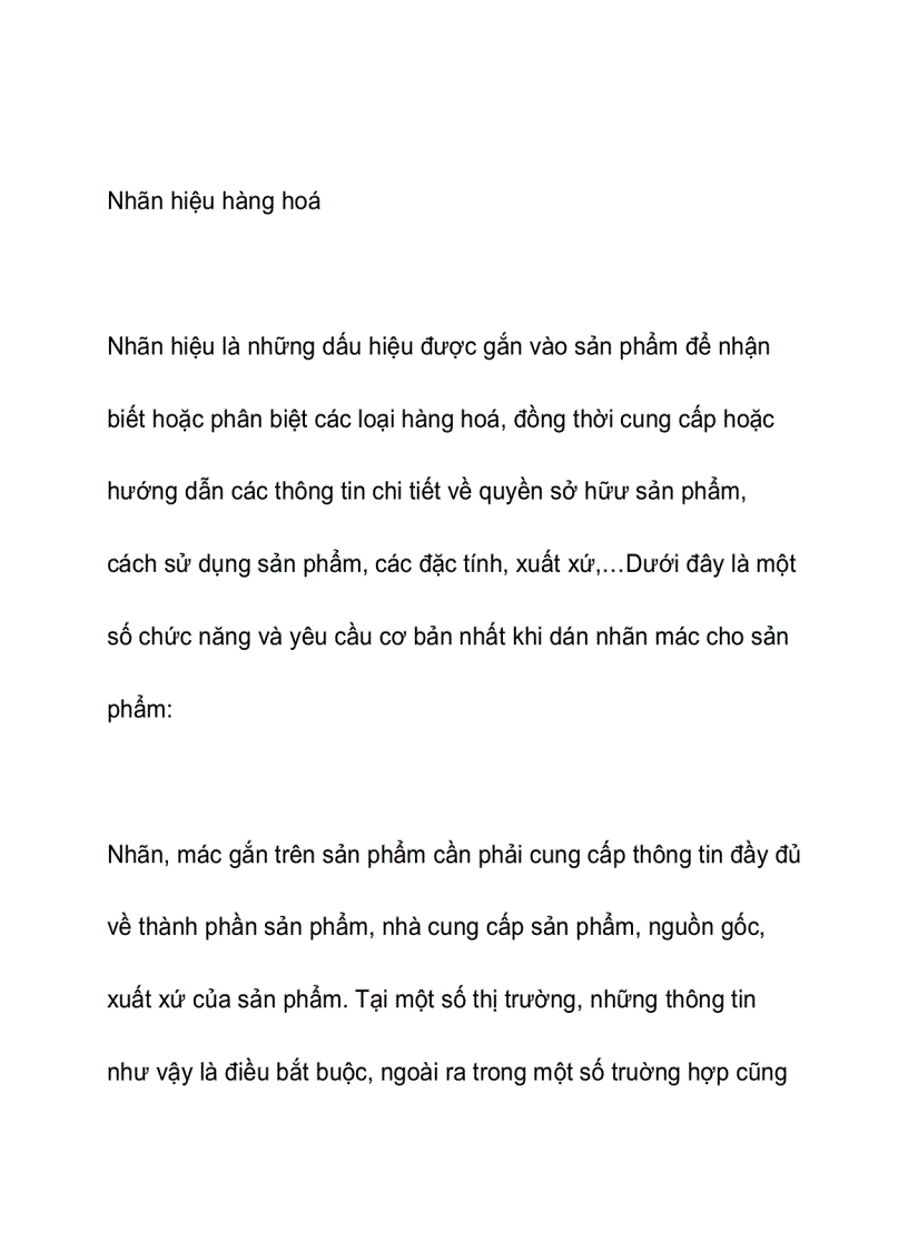 image for page Làm thế nào để độc quyền sử dụng bao bì và nhãn hiệu hàng hoá