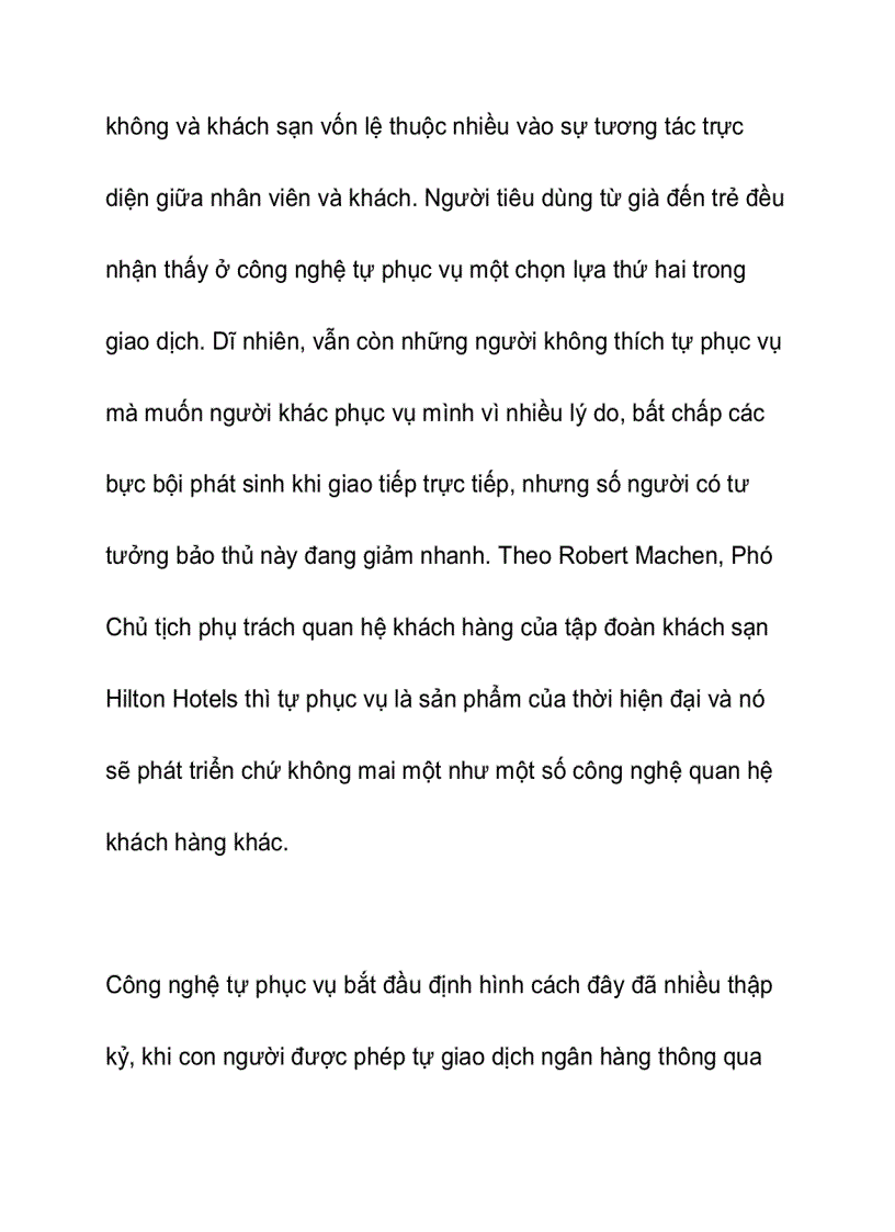 image for page Công nghệ tự phục vụ bí quyết thành công mới