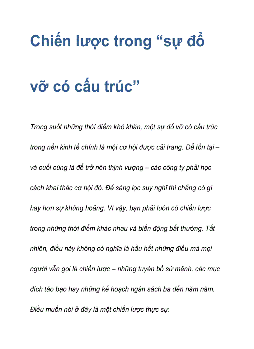 image for page Chiến lược trong sự sụp đổ