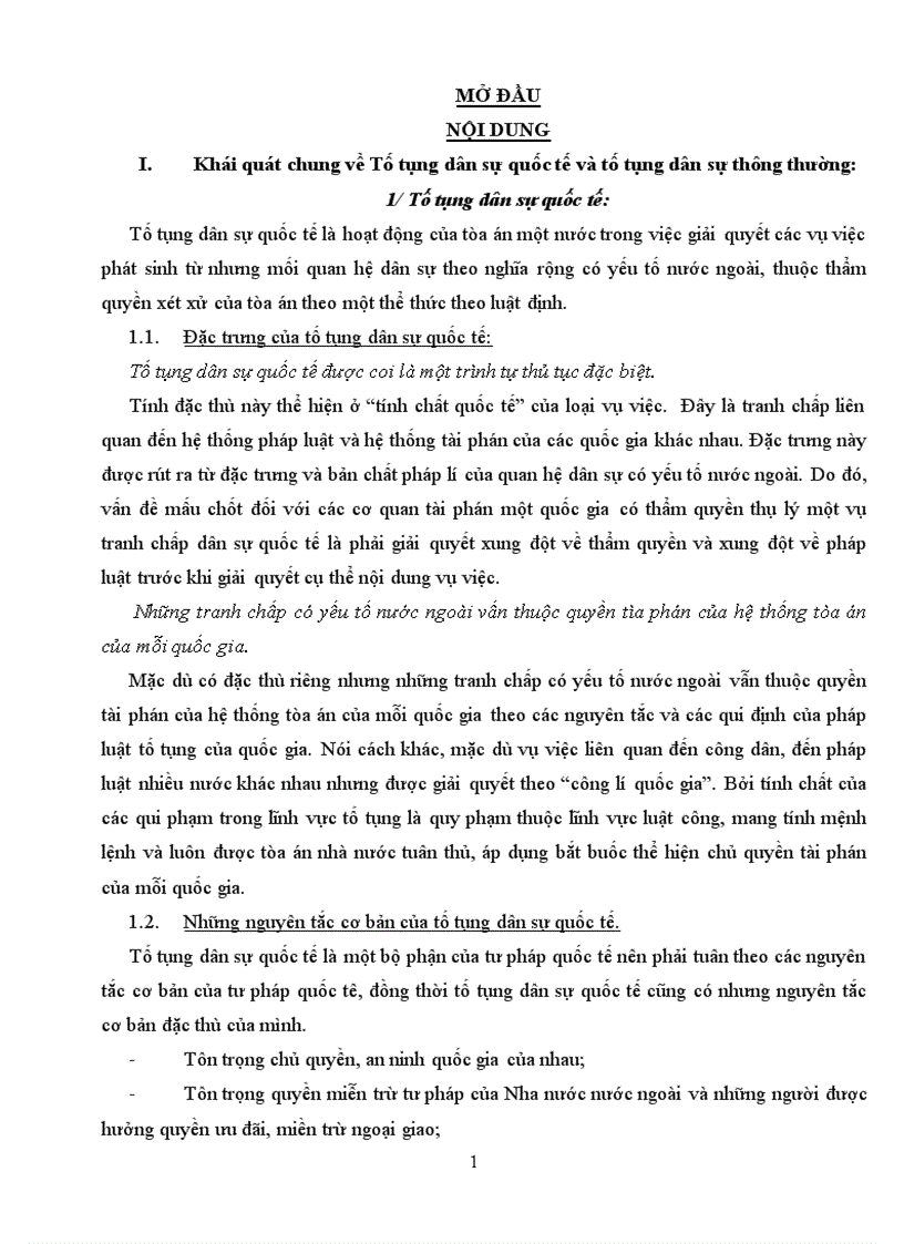 image for page So sánh tố tụng dân sự quốc tế và tố tụng dân sự thông thường