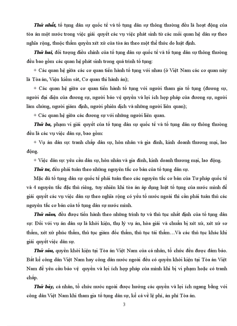 image for page So sánh tố tụng dân sự quốc tế và tố tụng dân sự thông thường