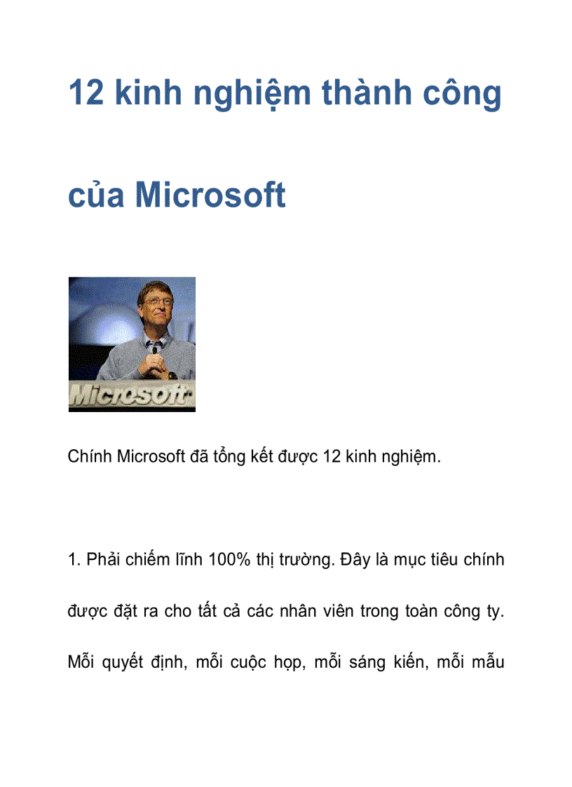 image for page 12 kinh nghiệm thành công của Microsoft