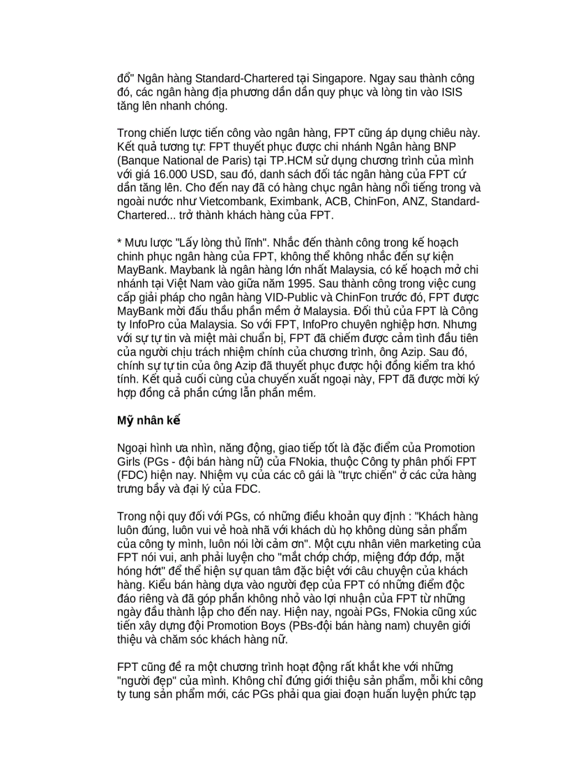 image for page Mưu lược FPT