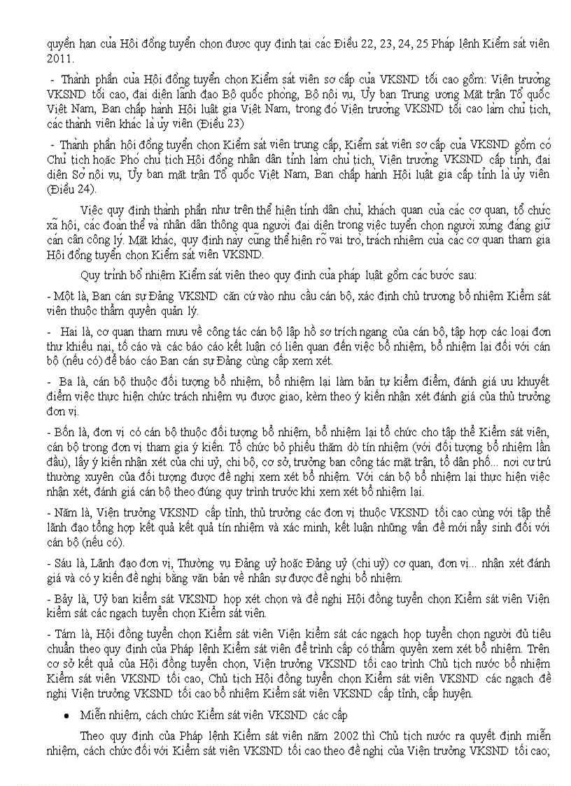 image for page Chế định kiểm sát viên Viện kiểm sát nhân dân theo quy định của pháp luật hiện hành