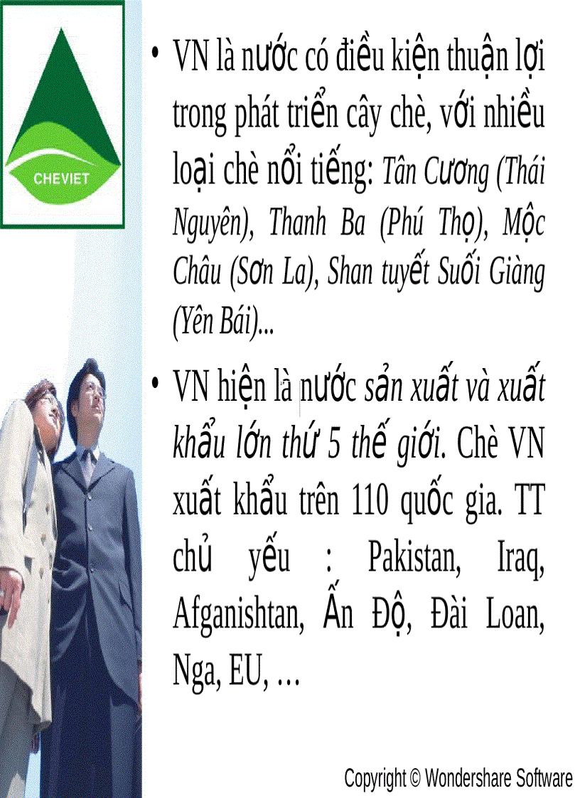 image for page Ứng dụng phương pháp 5 Whys và ma trận SWOT trong Phân tích Chè Xuất Khẩu của Việt Nam