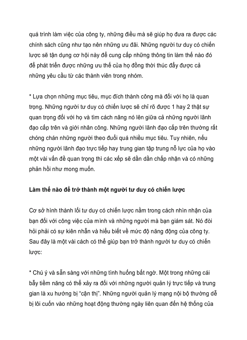 image for page Suy nghĩ chiến lược