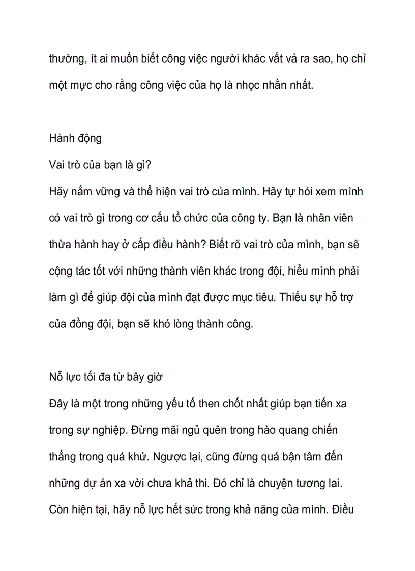 image for page Tạo bước đột phá trong công việc