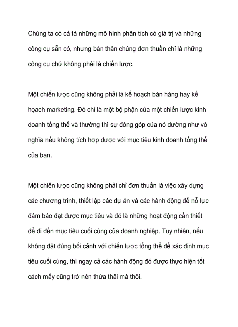 image for page Thế nào là một kế hoạch chiến lược tổng thể thành công