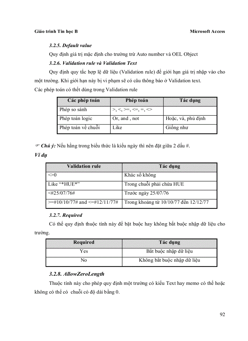 image for page Giáo trình Tin học B Microsoft Access