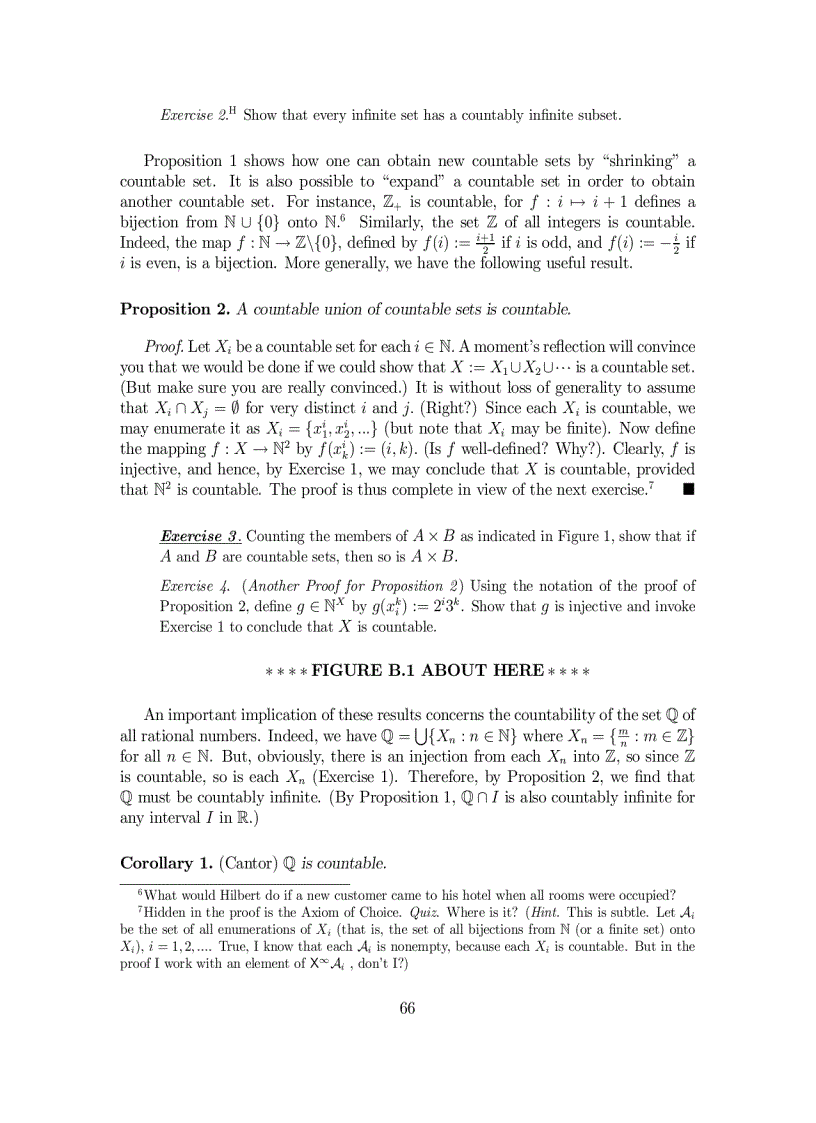 Real Analysis with Economic Applications Chapter B