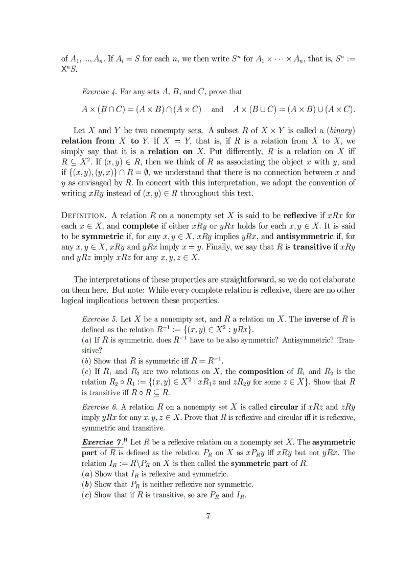 image for page Real Analysis with Economic Applications Chapter A