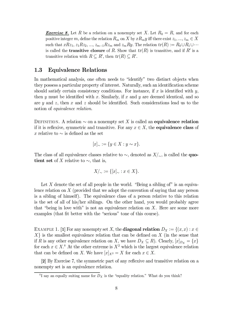 image for page Real Analysis with Economic Applications Chapter A