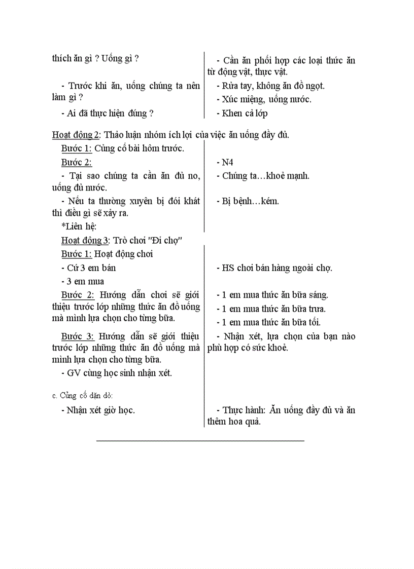 image for page Tự nhiên xã hội Ăn uống đầy đủ