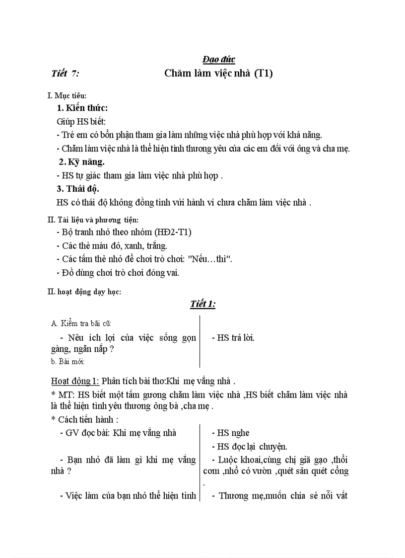 image for page Đạo đức Chăm làm việc nhà