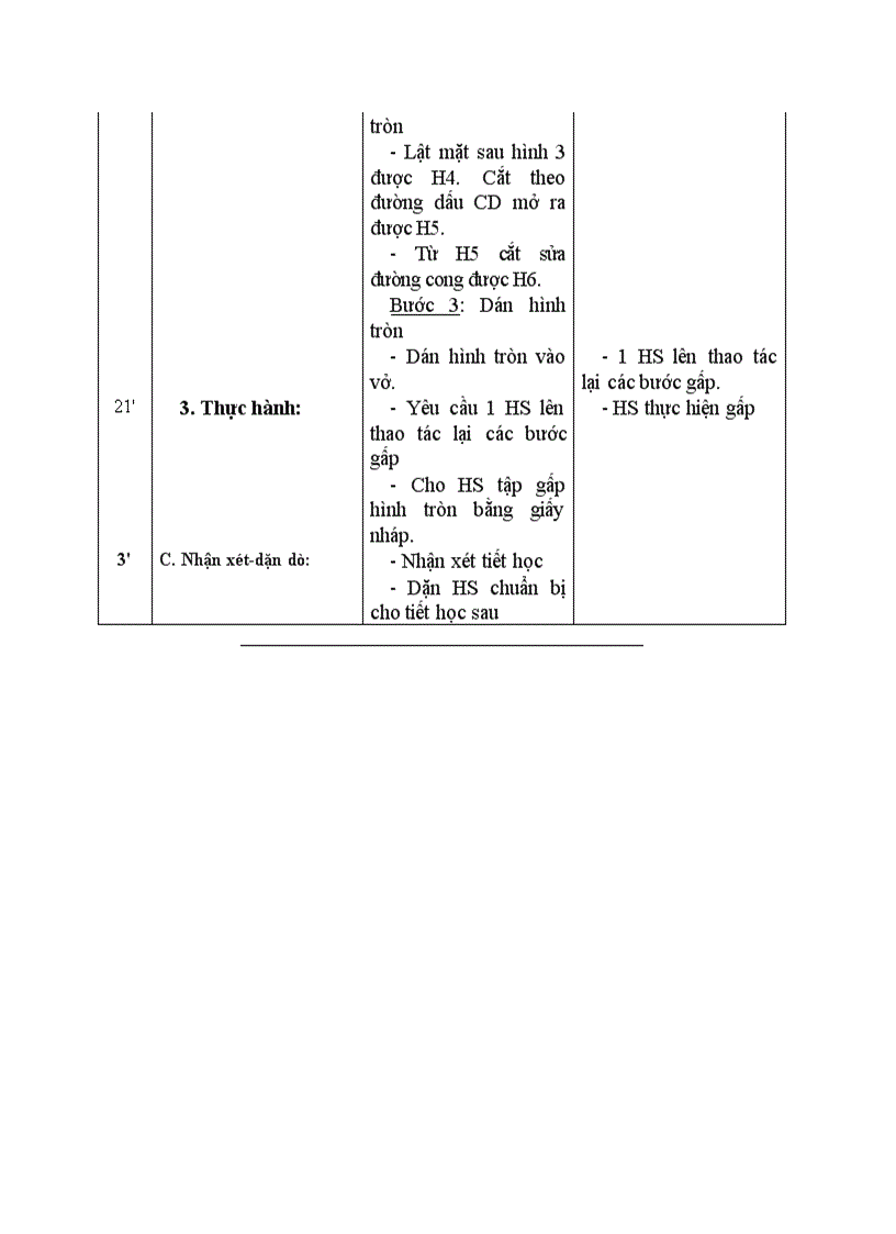 Thủ công Gấp cắt dán hình tròn