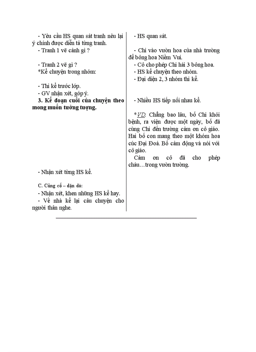image for page Kể chuyện Bông hoa niềm vui