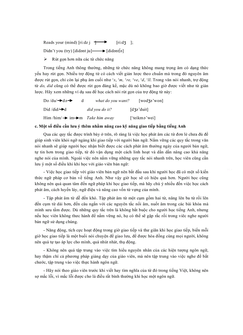 image for page Một số đóng góp nhằm nâng cao kỹ năng nghe nói nhanh tiếng anh cho sinh viên