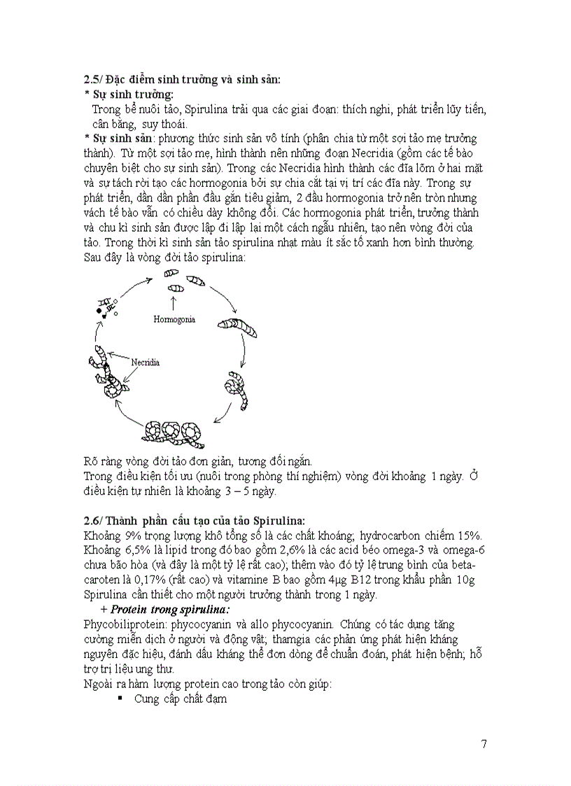 image for page Giới thiệu các hướng Ứng dụng tảo spirulina trong xử lý nước thải và các ngành thực phẩm y dược mỹ phẩm