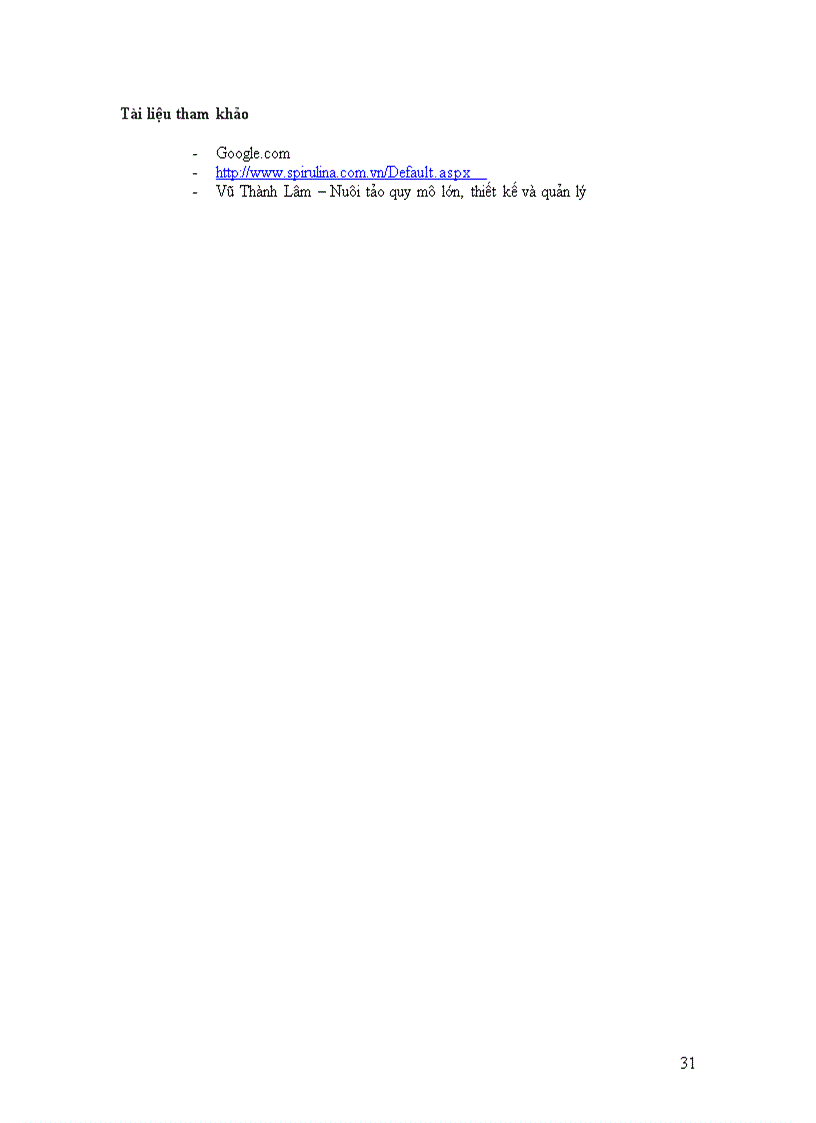 image for page Giới thiệu các hướng Ứng dụng tảo spirulina trong xử lý nước thải và các ngành thực phẩm y dược mỹ phẩm
