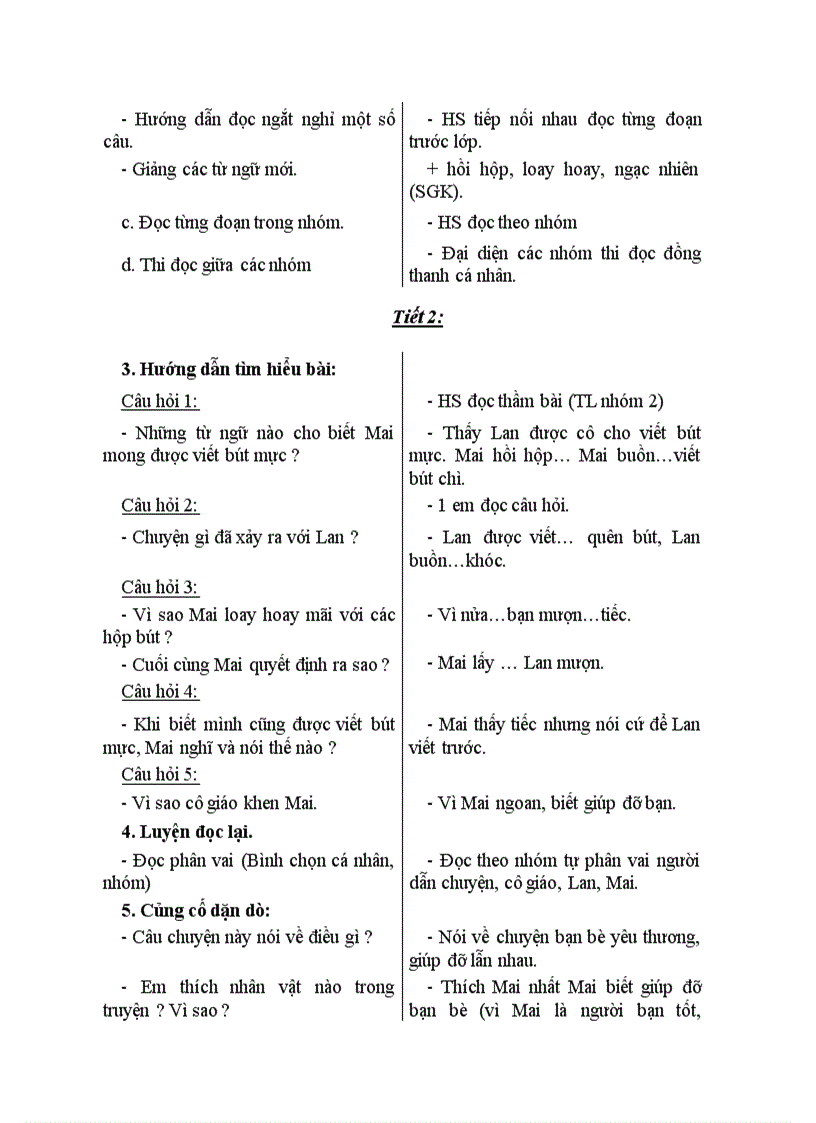 image for page Tập đọc Chiếc bút mực