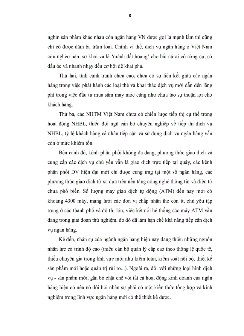 image for page Khái quát chung về dịch vụ ngân hàng bán lẻ