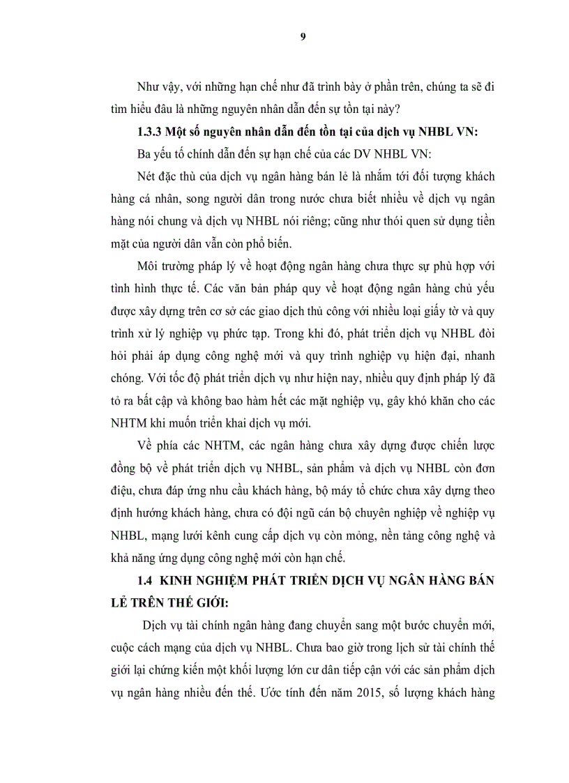 image for page Khái quát chung về dịch vụ ngân hàng bán lẻ