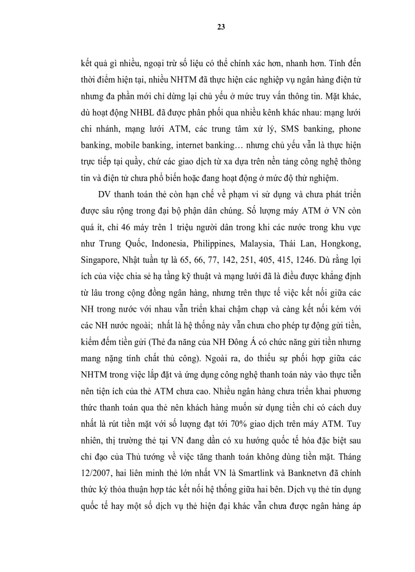 image for page Khái quát chung về dịch vụ ngân hàng bán lẻ