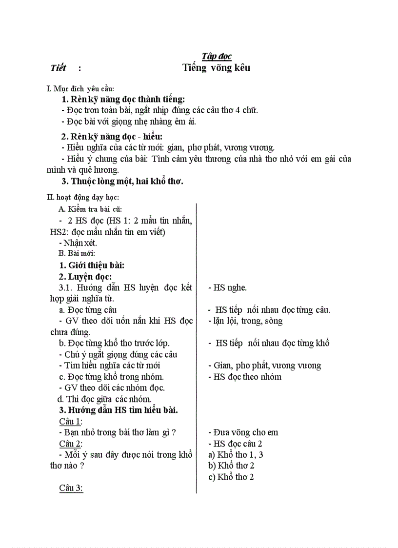 image for page Tập đọc Tiếng võng kêu