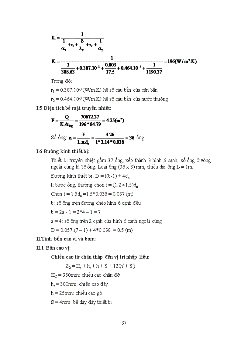 image for page Tính toán thiết kế hệ thống thiết bị để tách hỗn hợp Aceton Benzen với Năng suất theo nguyên kiệu đầu 3500kg h Nồng độ sản phẩm đỉnh 98 khối lượng