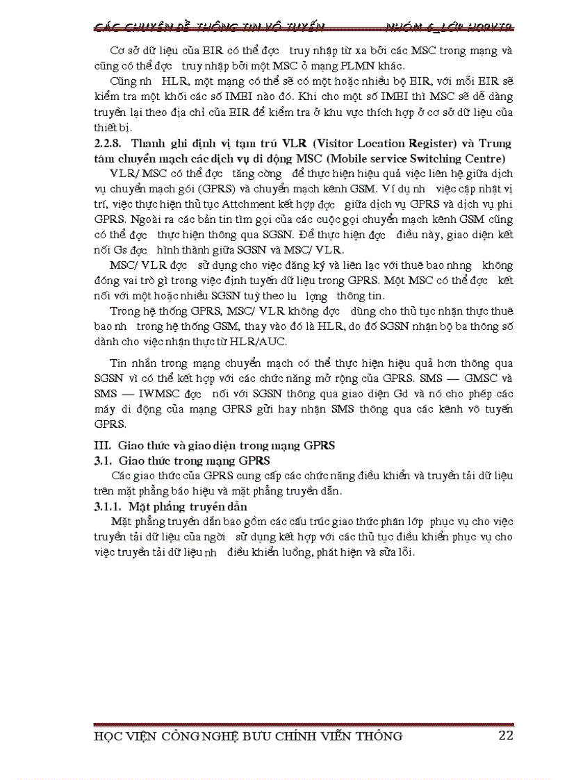 image for page Kiến trúc mạng GPRS