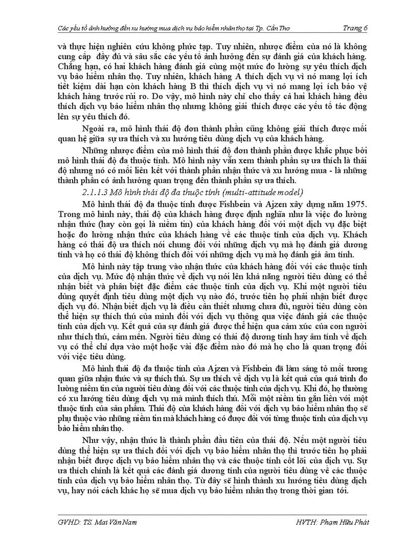 image for page Các yếu tố ảnh hưởng đến xu hướng mua dịch vụ bảo hiểm nhân thọ tại thành phố Cần Thơ